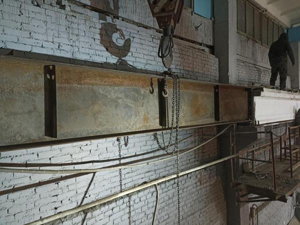 Ремонт подкрановых путей мостового крана,  кран-балки — фото 3